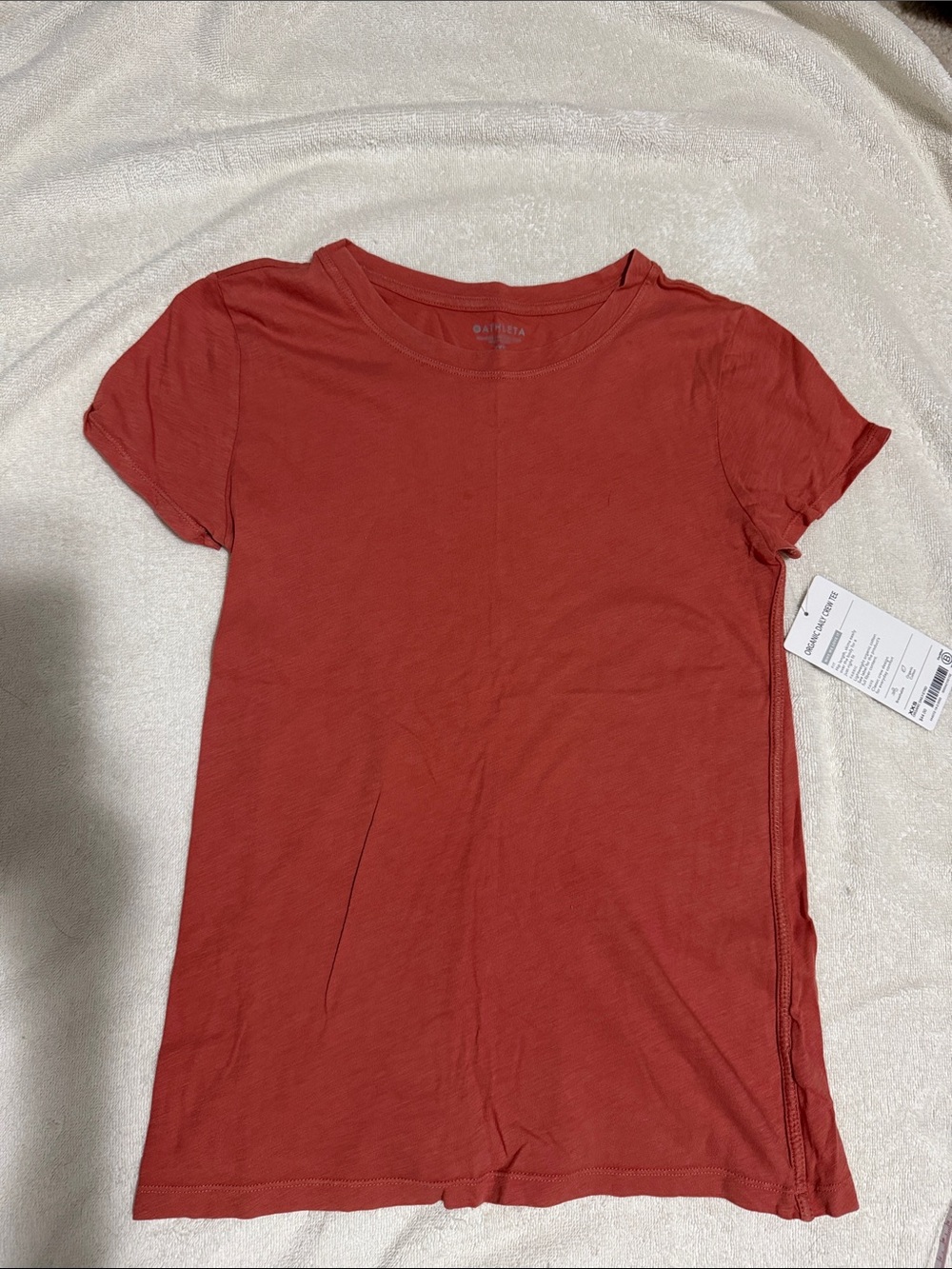 Athleta Organic Daily Crew tee NWT XXS